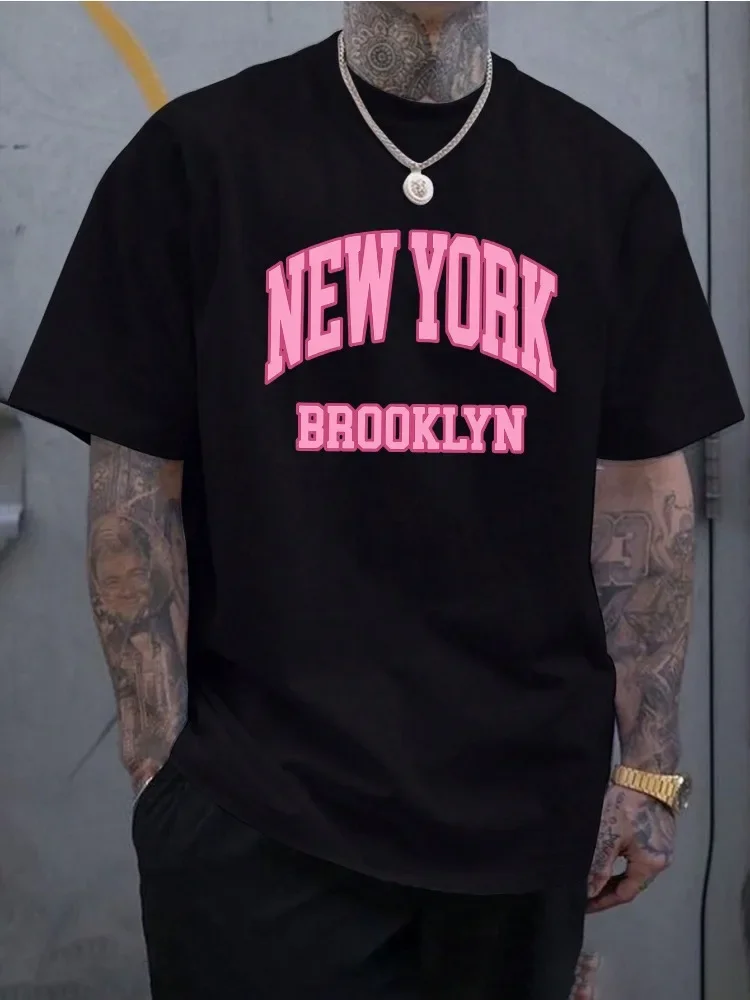 Street Fashion Of New York - Men Summer Cotton Short Sleeve T