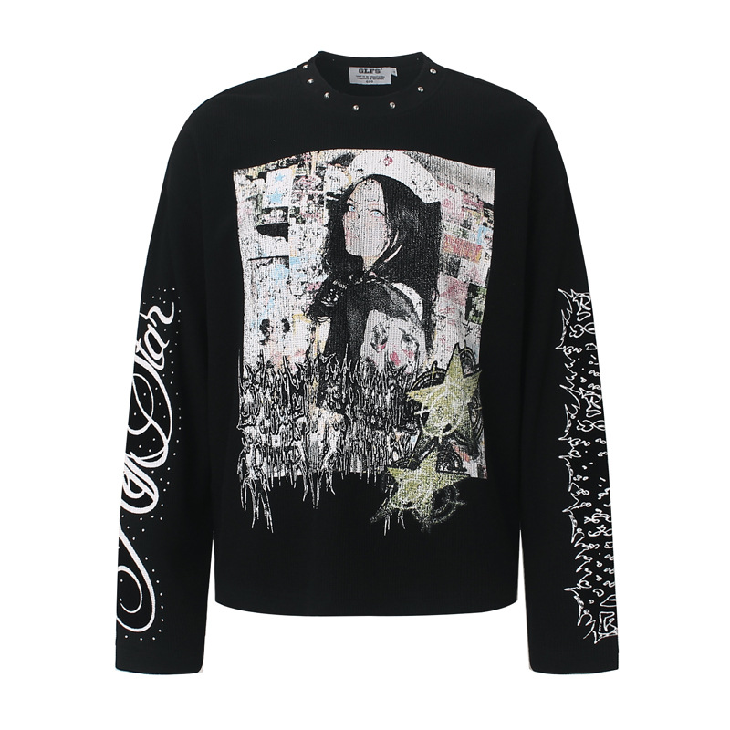 Street Fashion Men - Men's High Street Graffiti T Shirt