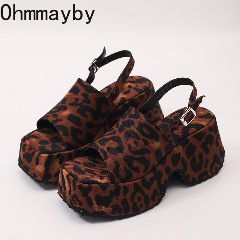 Street Fashion Dress - 2026 New Summer Women Leopard Platform
