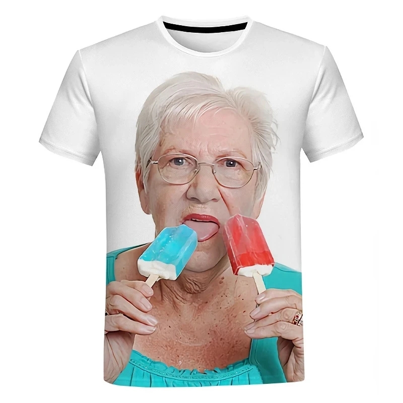 Street Fashion Plus Size - Summer Fun New Grandma Pattern Men's