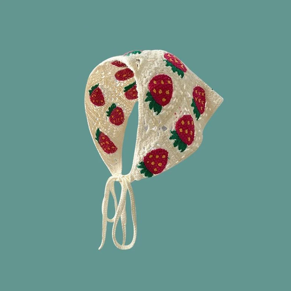 Bandana Multi Way - Accessory Lace Crochet Band Knitted Scarf