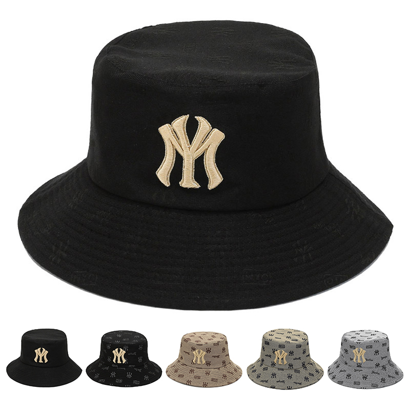 Bucket Hat Embroidered - Unisex Letter Embroidery Fisherman Hat Women
