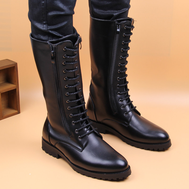 Street Fashion Dress - men's luxury fashion high boots stage