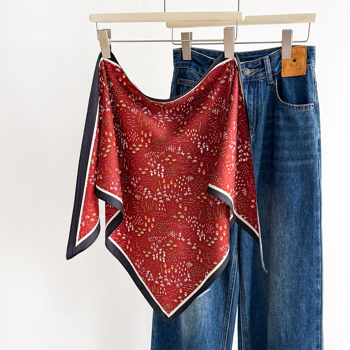 Bandana Multi Way - Stylish Triangle Waist Sash Scarf Soft