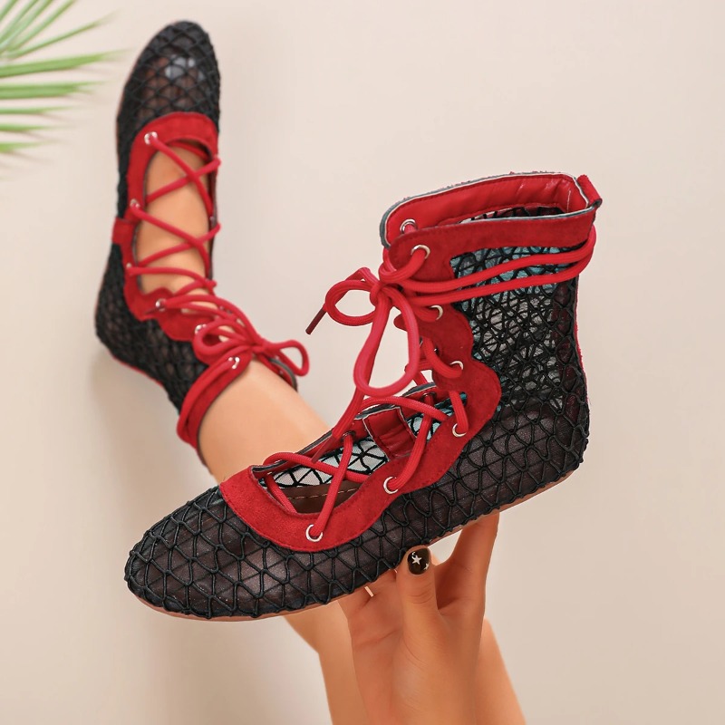 Street Fashion Plus Size - Flat Round Toe Fashion Plus Size