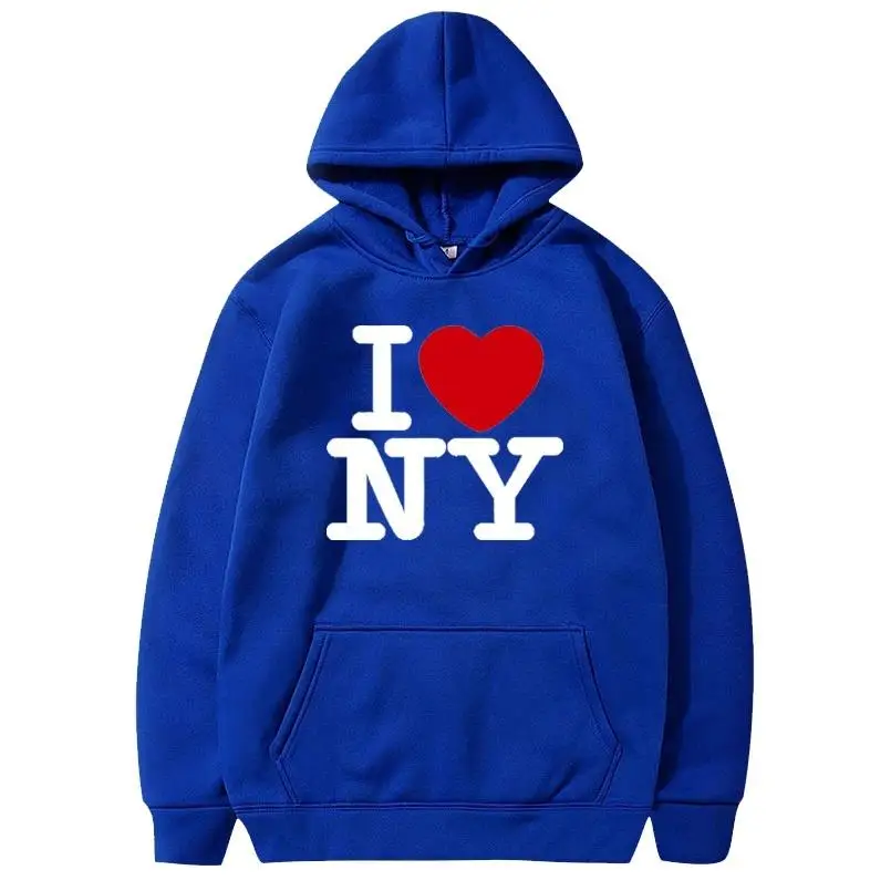 I Love New York Pritned Hoodie - Street Fashion Of New York 评论和价格