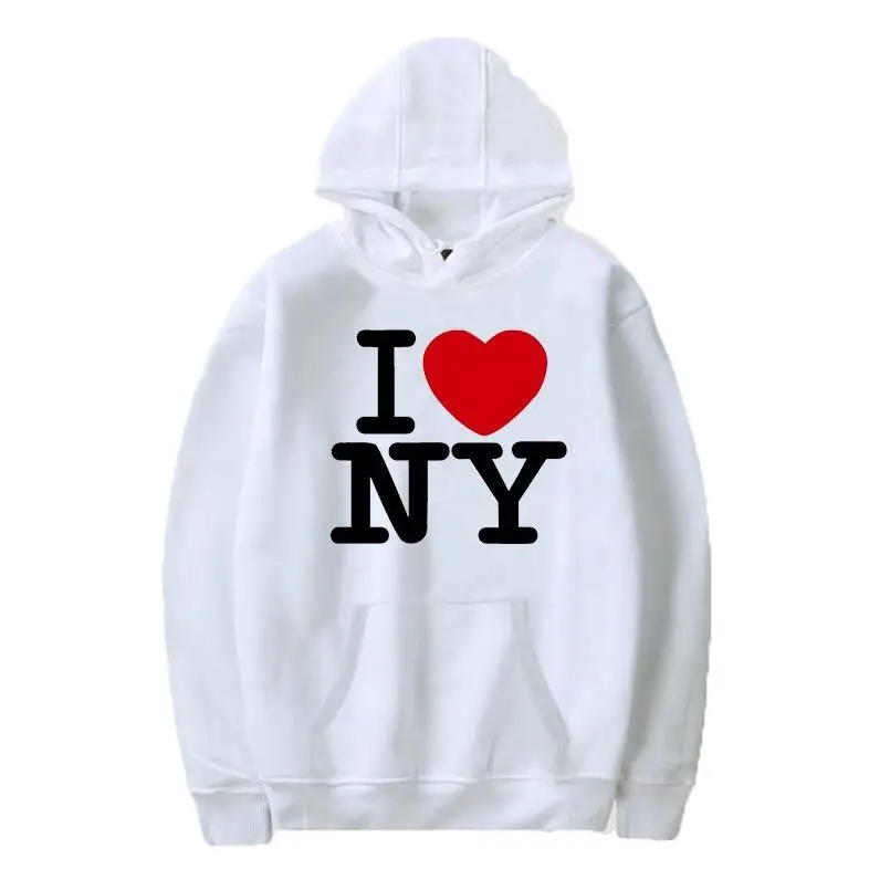I Love New York Pritned Hoodie - Street Fashion Of New York 评论和价格