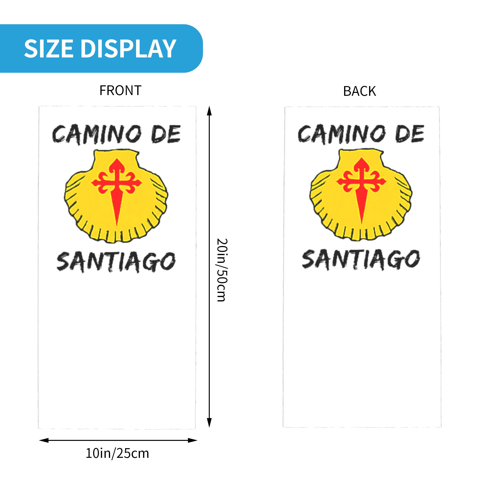Buen Camino de Santiago Hiking - Bandana Multi Way 评论和价格
