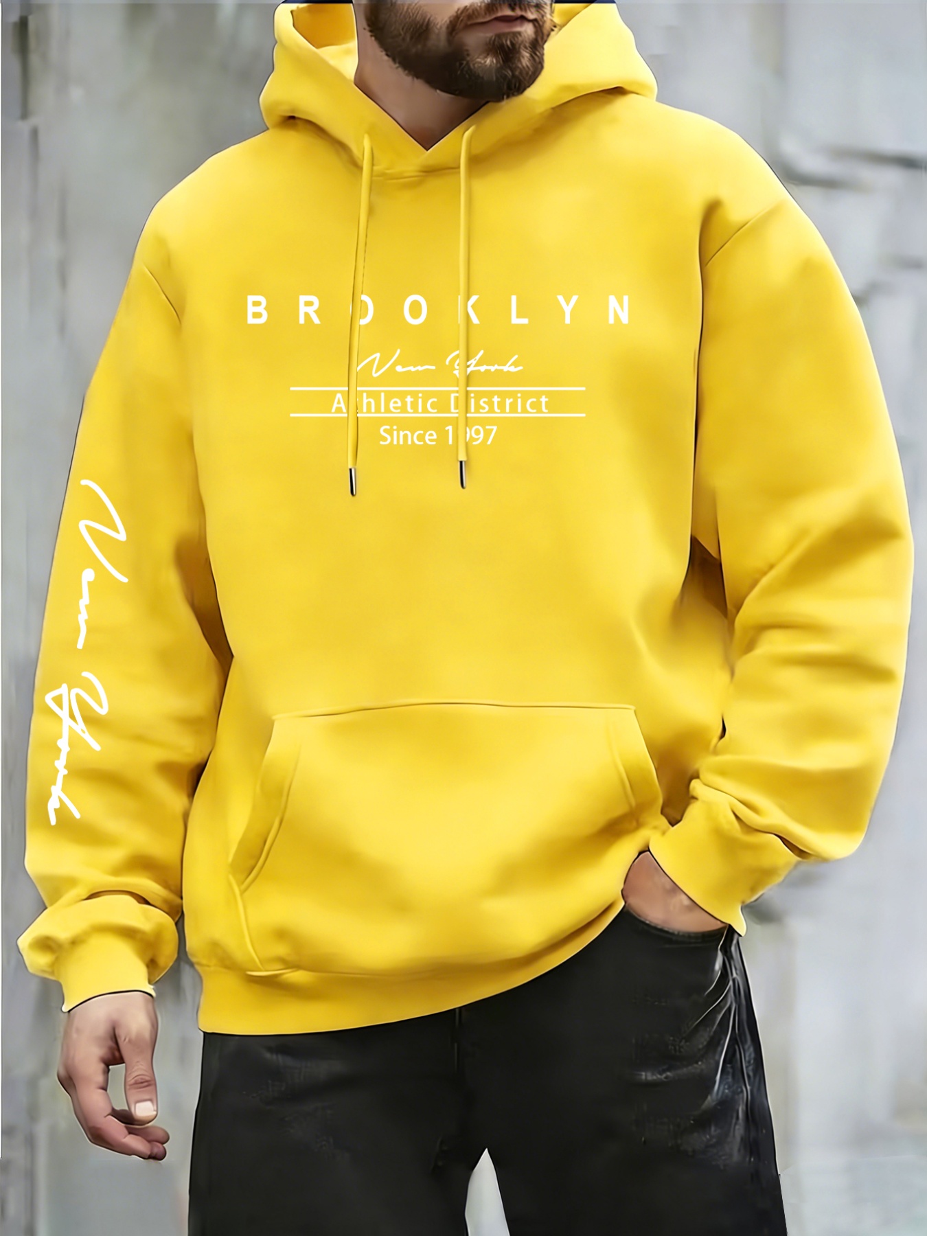 Urban fashion men's hoodie on  - Street Fashion Of New York 评论和价格