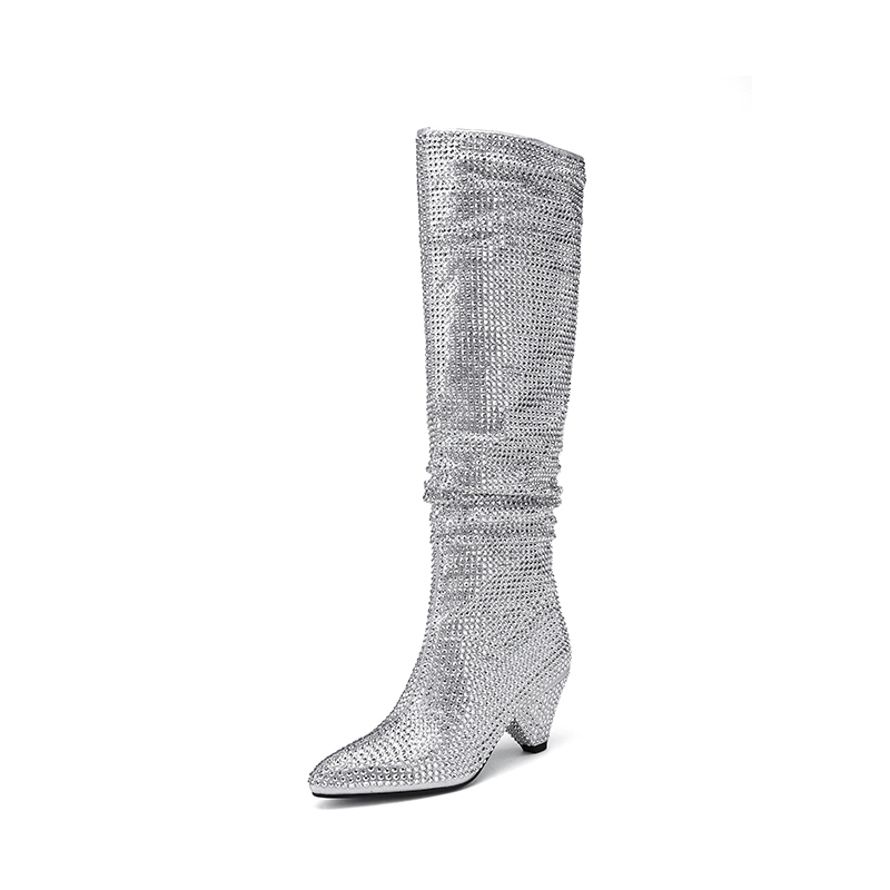 Fashion Spike Heels Crystal Lo - Street Fashion Dress 评论和价格