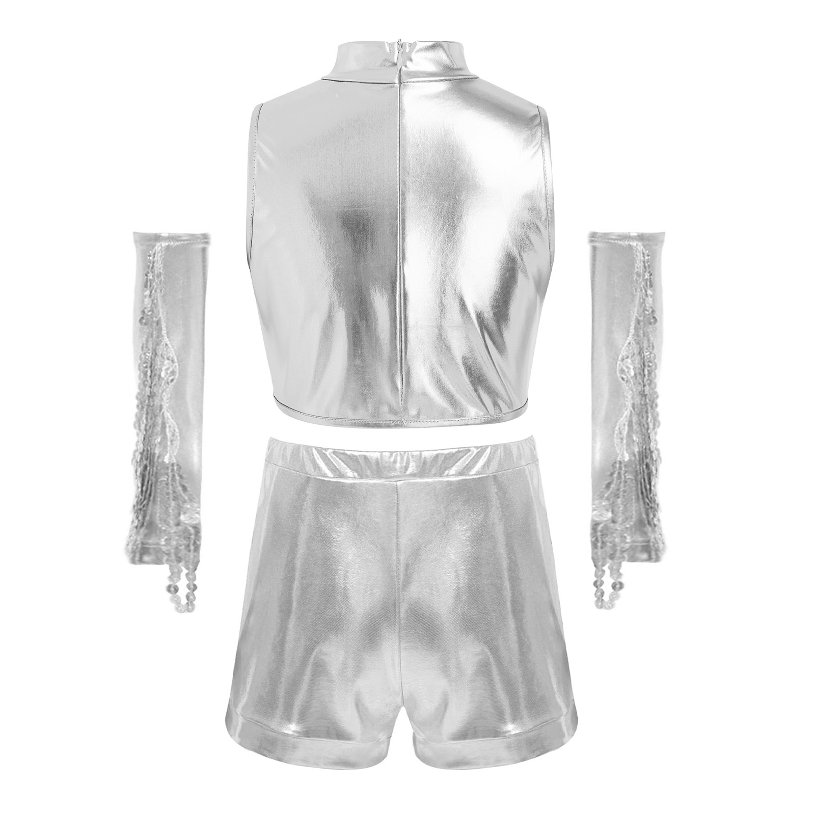 Kids Sparkling Metallic Sequin - Street Fashion Vest 评论和价格