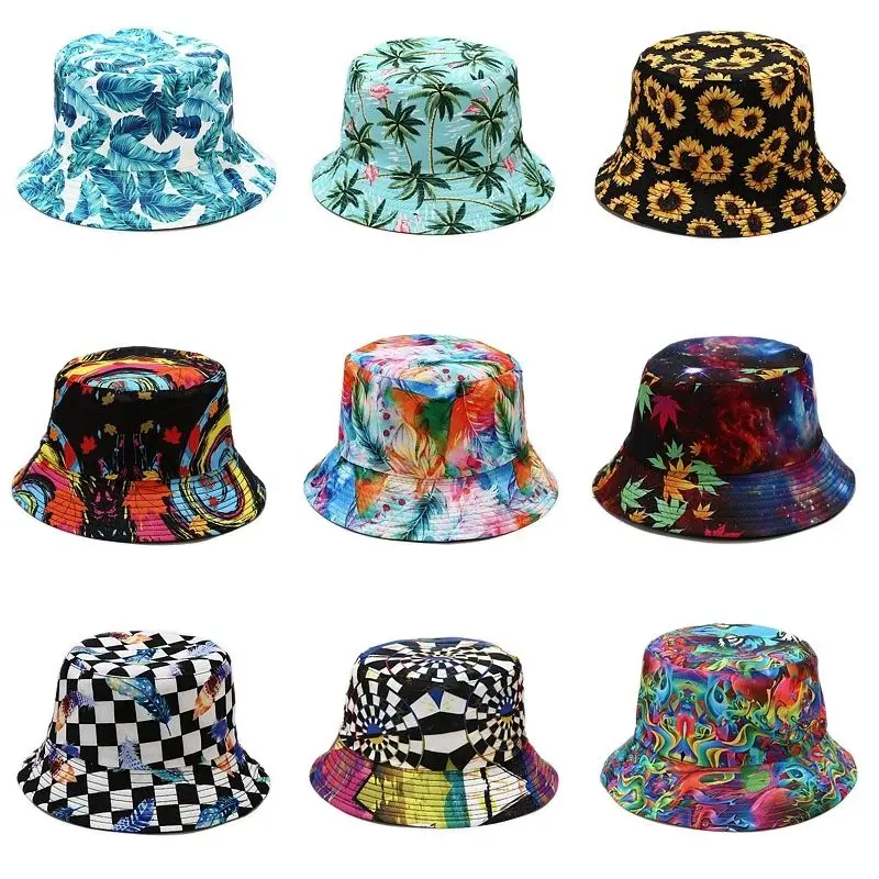 Four Seasons Cotton Flowers Gr - Bucket Hat Embroidered 评论和价格