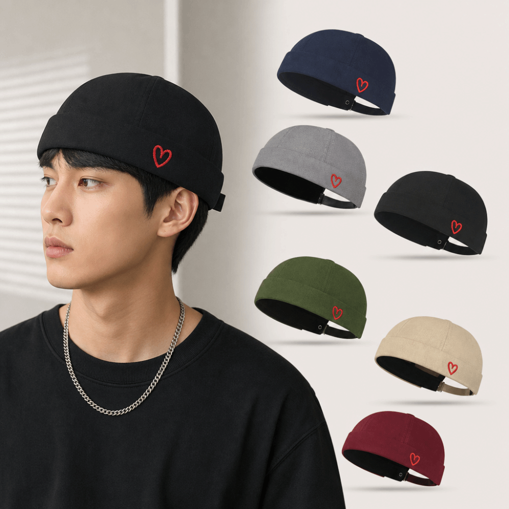 Fashion Embroidered Heart Brim - Bucket Hat Embroidered 评论和价格