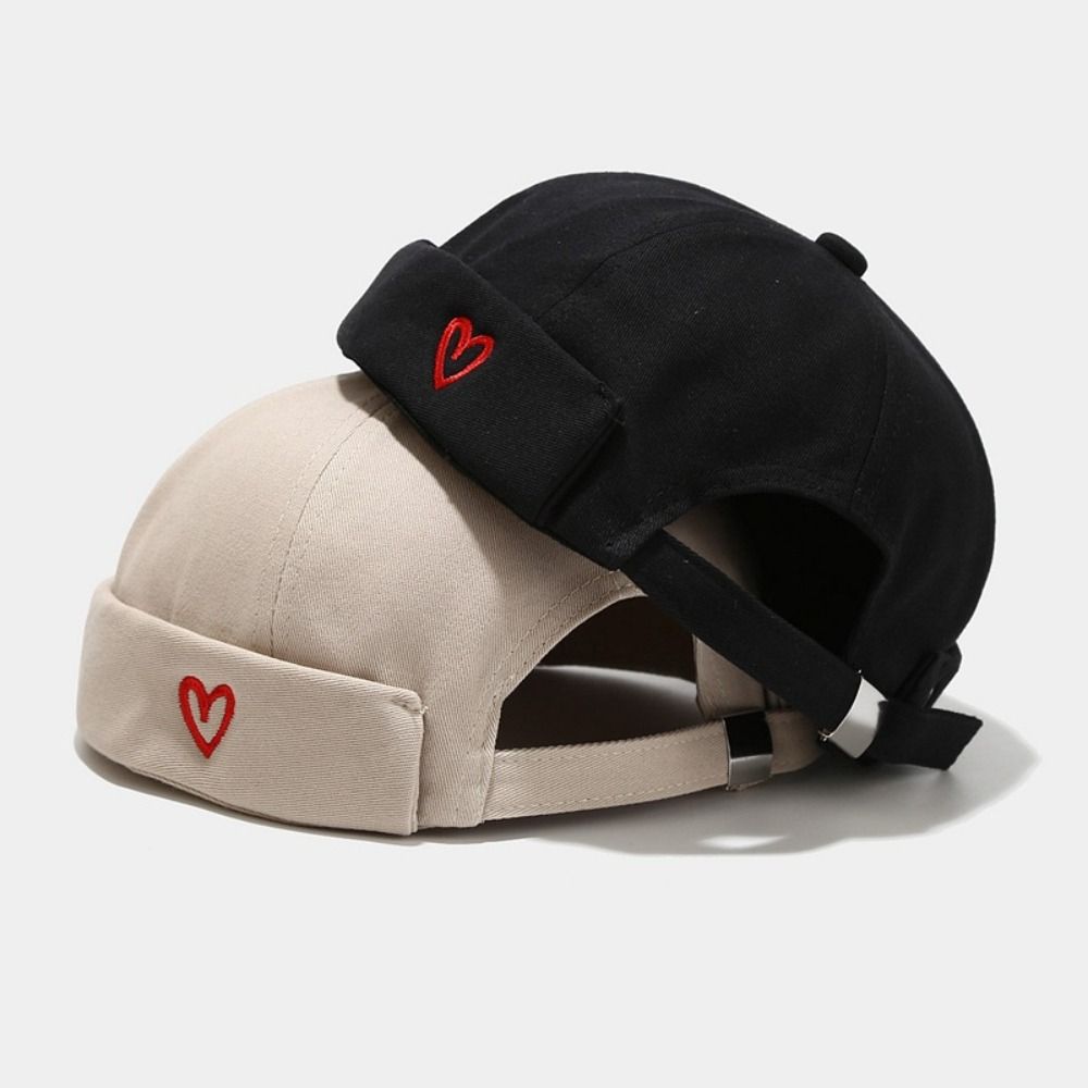 Fashion Embroidered Heart Brim - Bucket Hat Embroidered 评论和价格