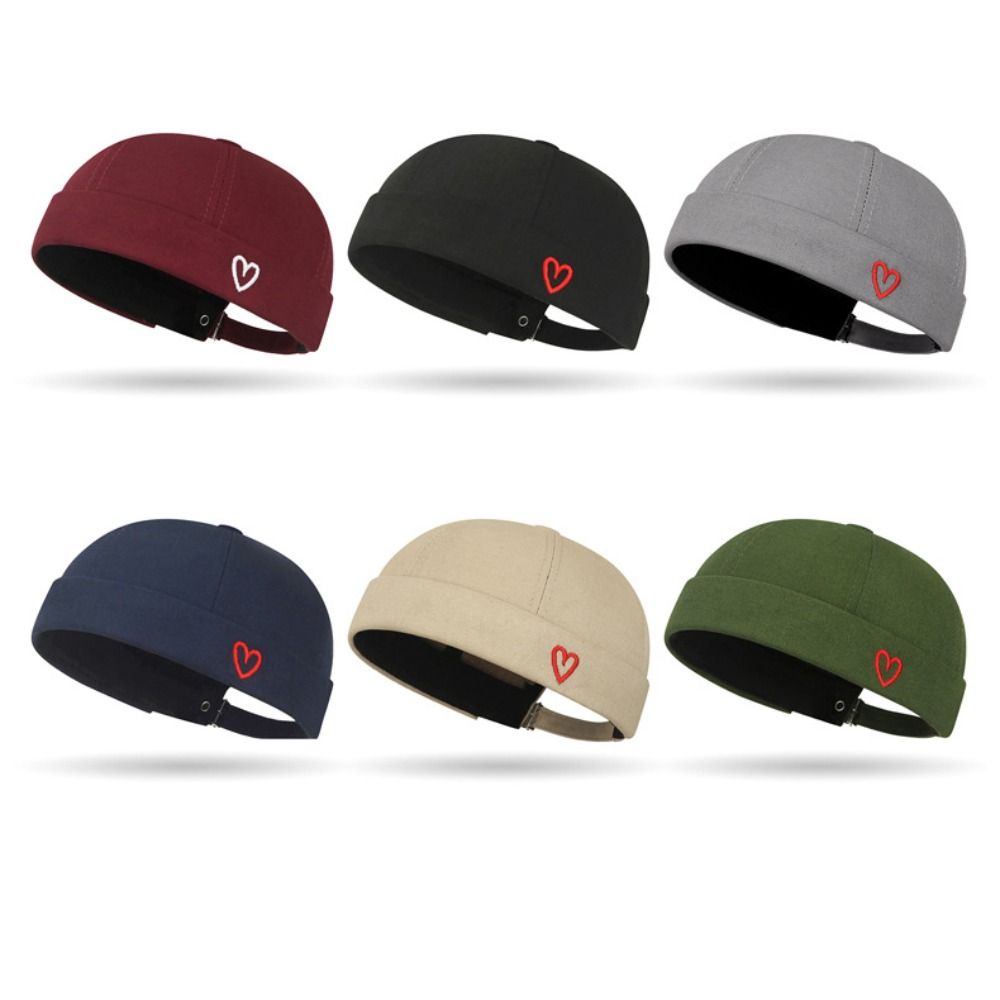 Fashion Embroidered Heart Brim - Bucket Hat Embroidered 评论和价格