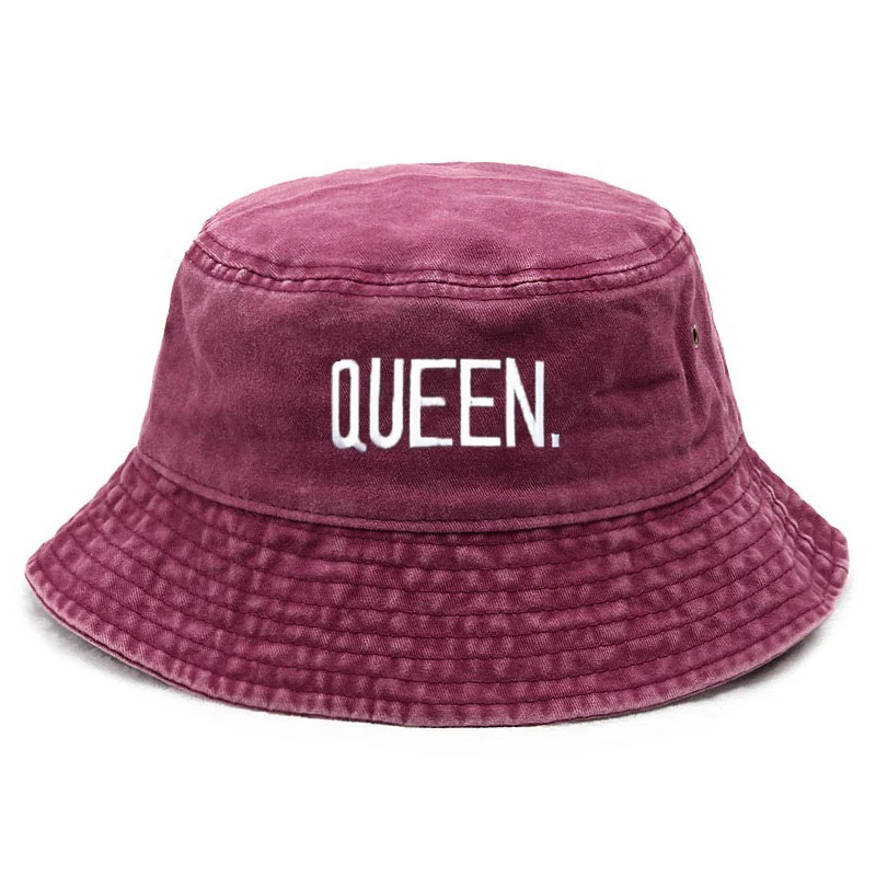 Customize Queen Washed Vintage - Bucket Hat Embroidered 评论和价格