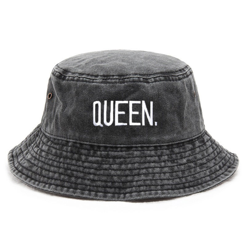 Customize Queen Washed Vintage - Bucket Hat Embroidered 评论和价格