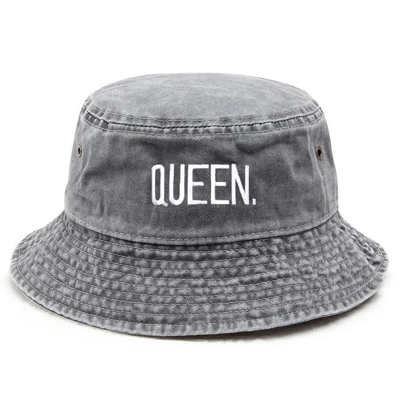 Customize Queen Washed Vintage - Bucket Hat Embroidered 评论和价格
