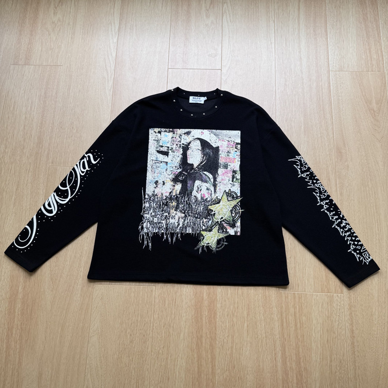 Men's High Street Graffiti T S - Street Fashion Men 评论和价格