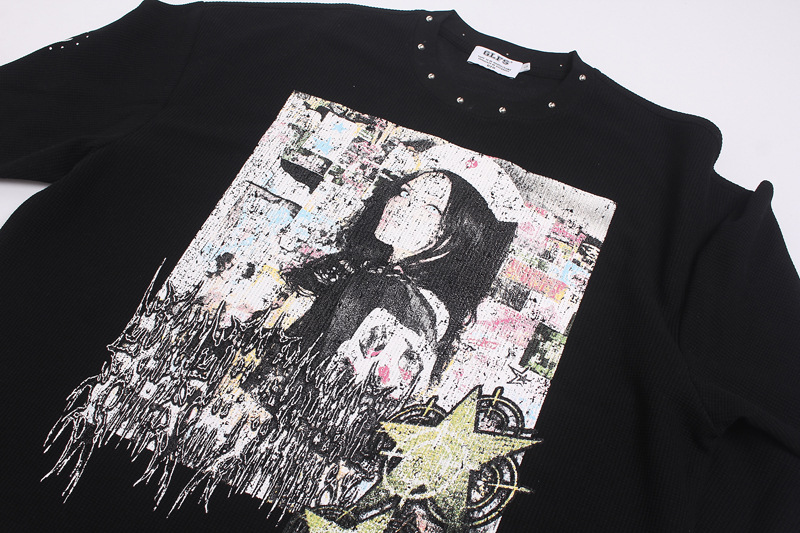 Men's High Street Graffiti T S - Street Fashion Men 评论和价格