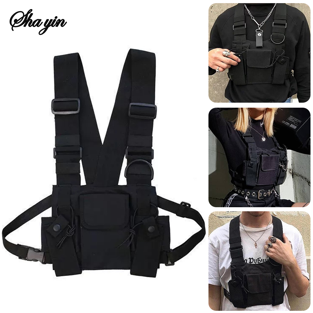 Functional Tactical Chest Bag  - Street Fashion Vest 评论和价格