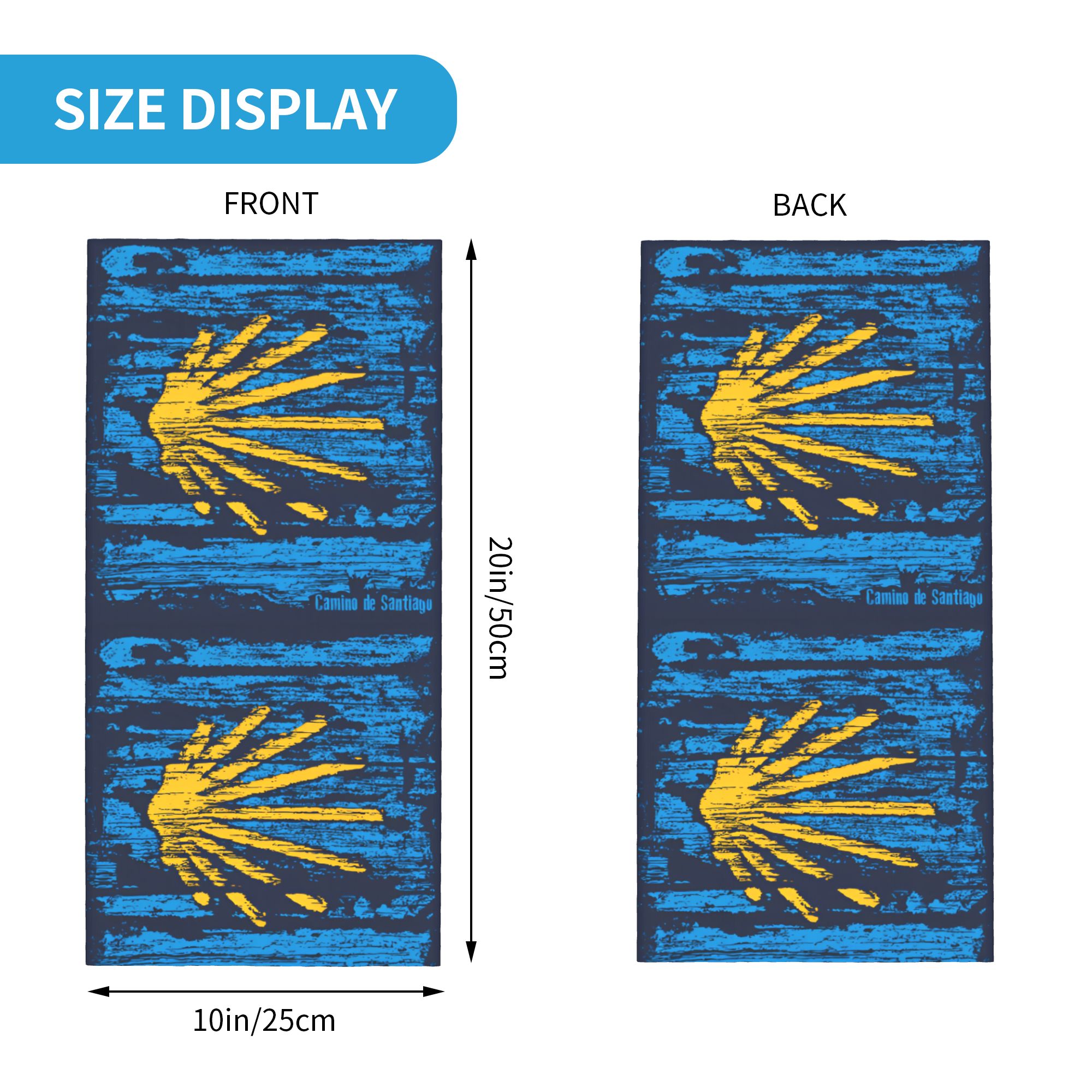 Camino de Santiago Hiking Band - Bandana Multi Way 评论和价格