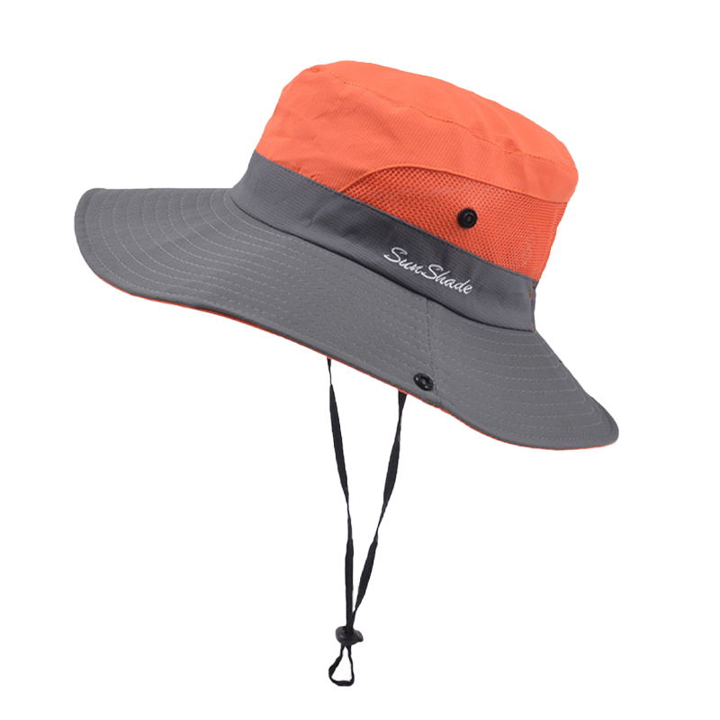 Spring/Summer Outdoor Foldable - Bucket Hat Embroidered 评论和价格