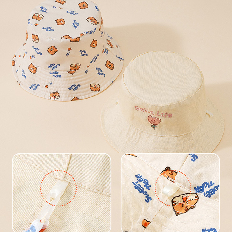 Letter Embroidered Baby Bucket - Bucket Hat Embroidered 评论和价格