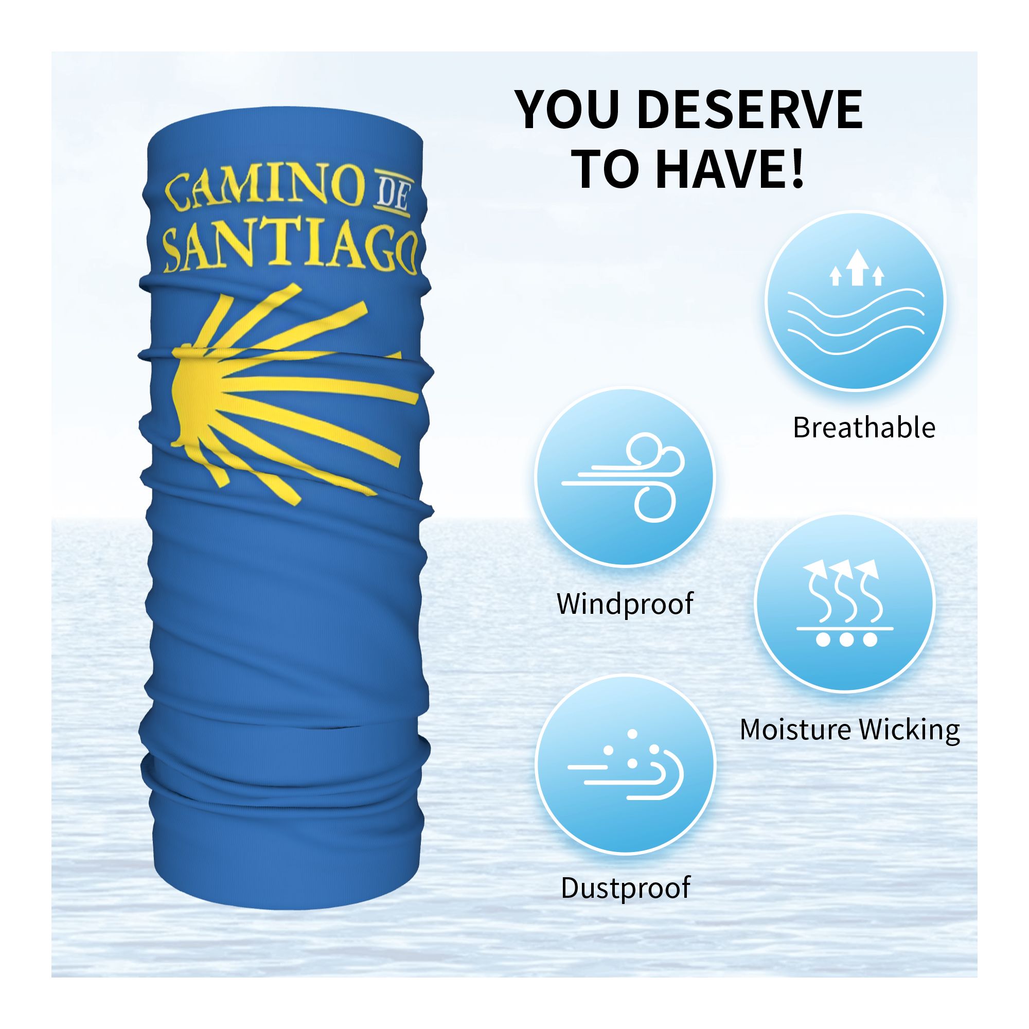 Camino De Santiago Bandana Nec - Bandana Multi Way 评论和价格
