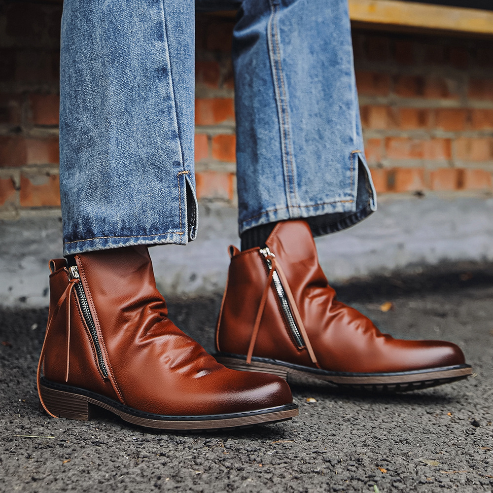 2026 Men's Genuine Leather Vin - Street Fashion Plus Size 评论和价格