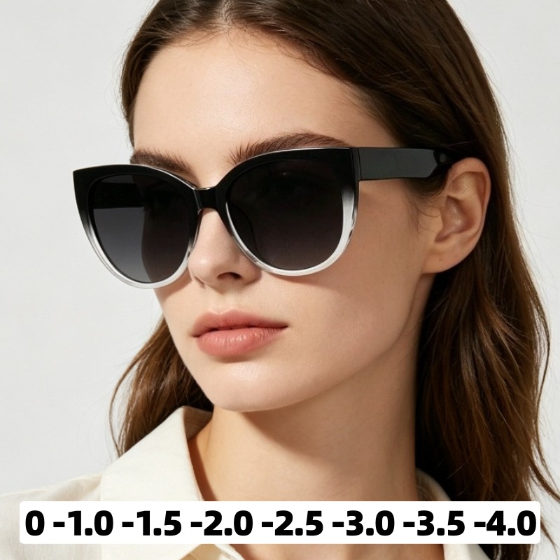 New Fashionable Cat Eye Myopia - Street Fashion Definition 评论和价格