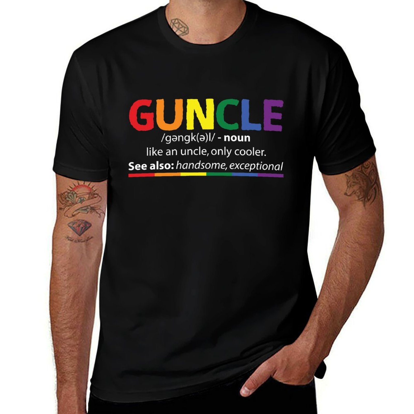 Guncle - gay funny uncle defin - Street Fashion Definition 评论和价格