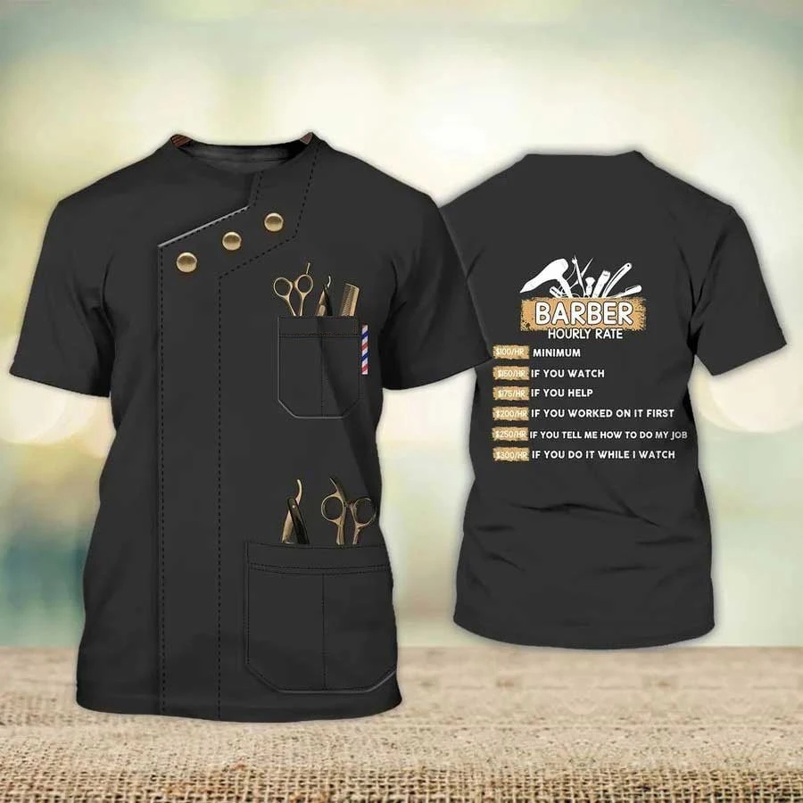 Fashion New Customized Barber  - Street Fashion Plus Size 评论和价格