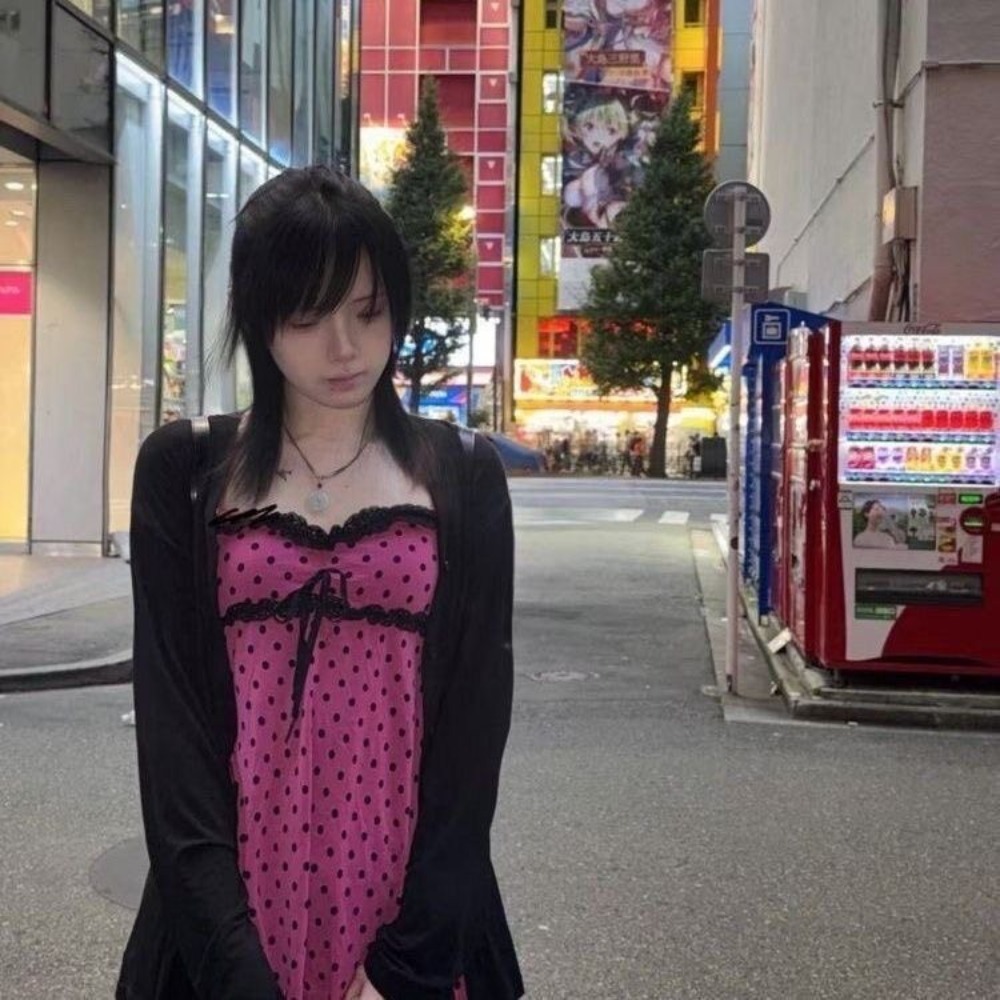 Japanese Sweet 2 Piece Set Wom - Street Fashion Vest 评论和价格