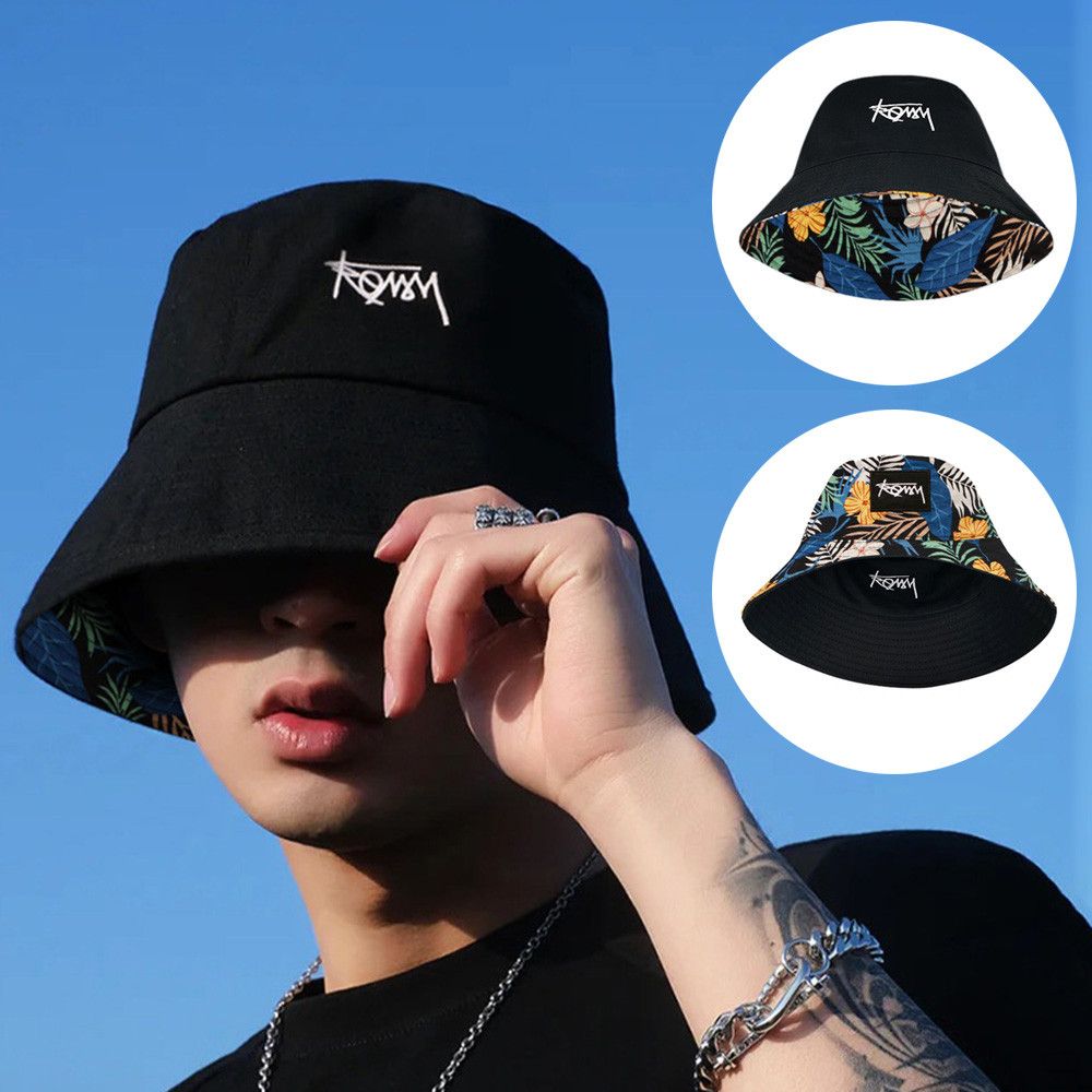 Men Women Summer Basin Cap Hip - Bucket Hat Embroidered 评论和价格