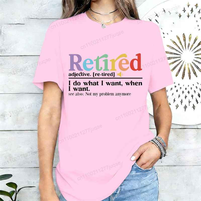 Funny Retirement Tee Retired D - Street Fashion Definition 评论和价格