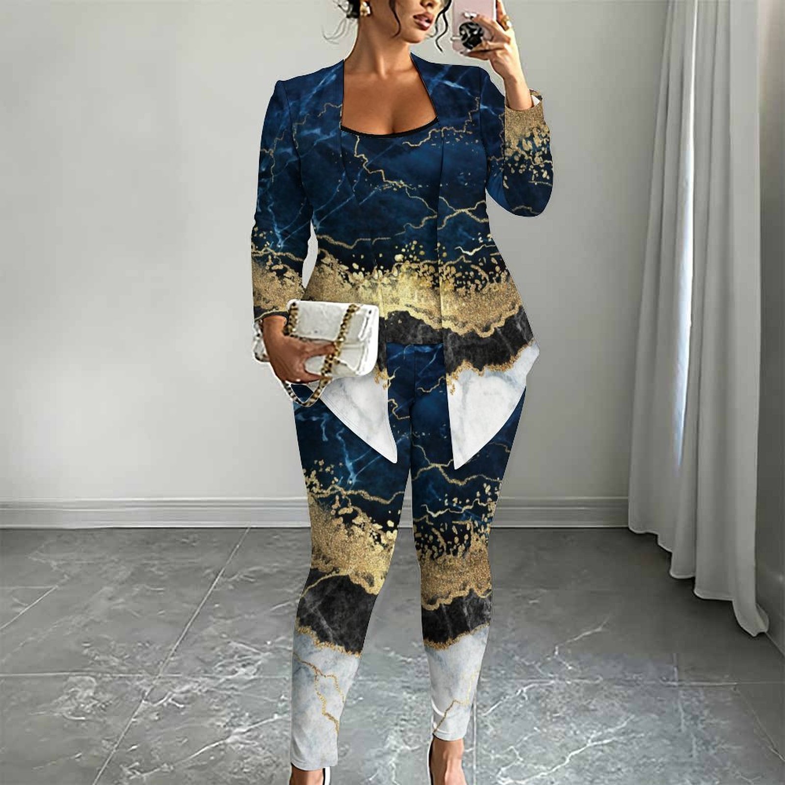 Winter Elegant Tight Pants Dai - Street Fashion Vest 评论和价格