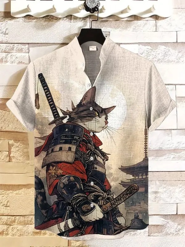 Men's Japanese Style Samurai B - Street Fashion Men 评论和价格