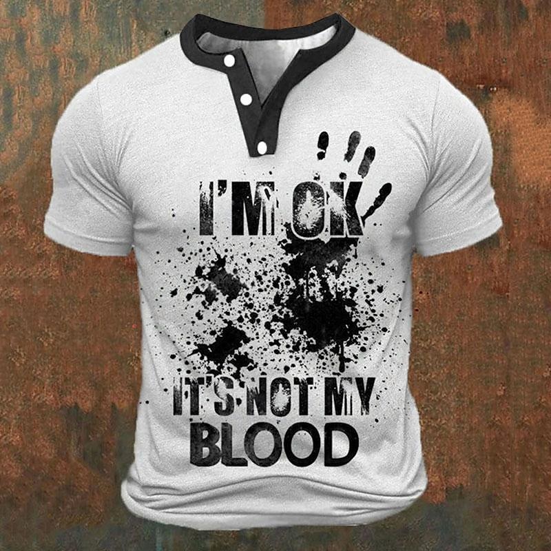 Funny 3D Letter Print Men's He - Street Fashion Men 评论和价格