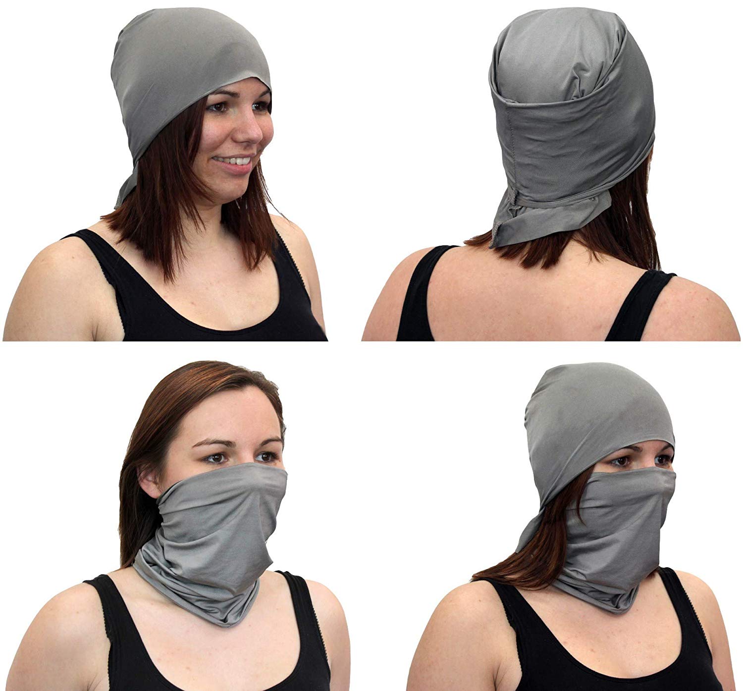 EMF Protection Silver Fiber Fa - Bandana Multi Way 评论和价格