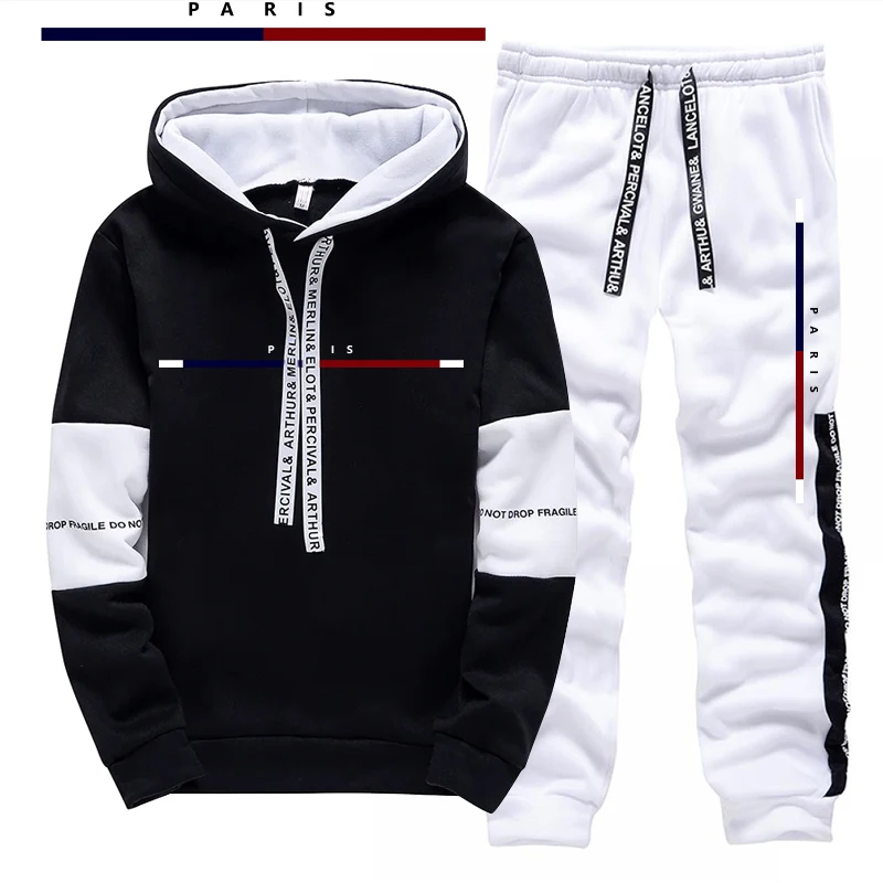 Paris Fashion Printed Men's Se - Street Fashion Men 评论和价格