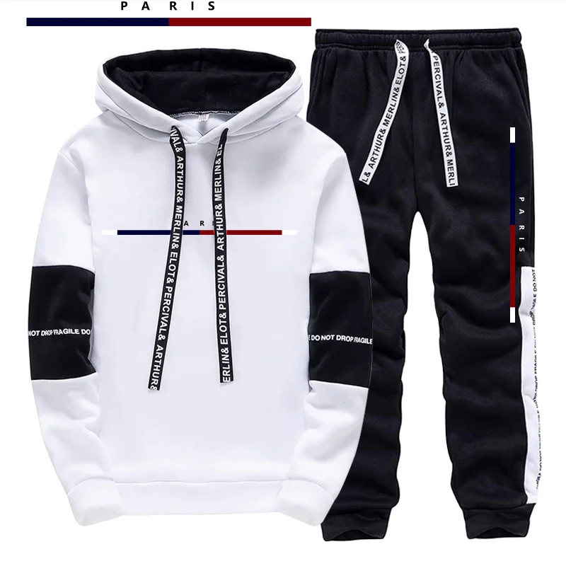 Paris Fashion Printed Men's Se - Street Fashion Men 评论和价格